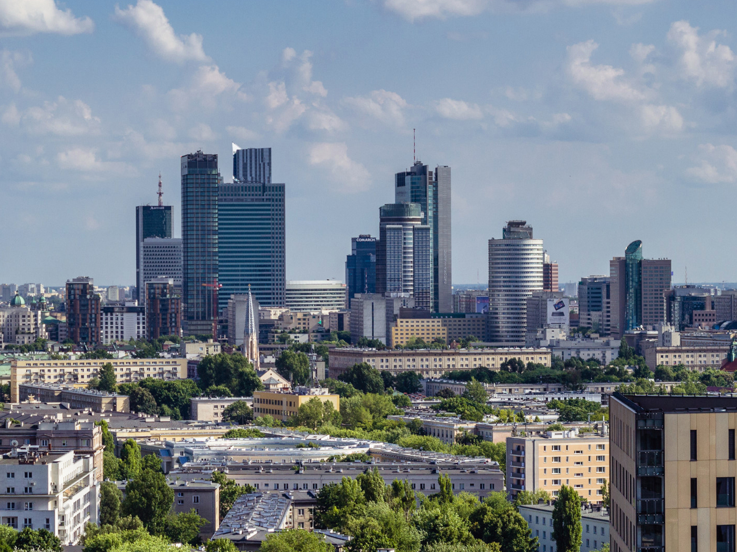 Warsaw downtown