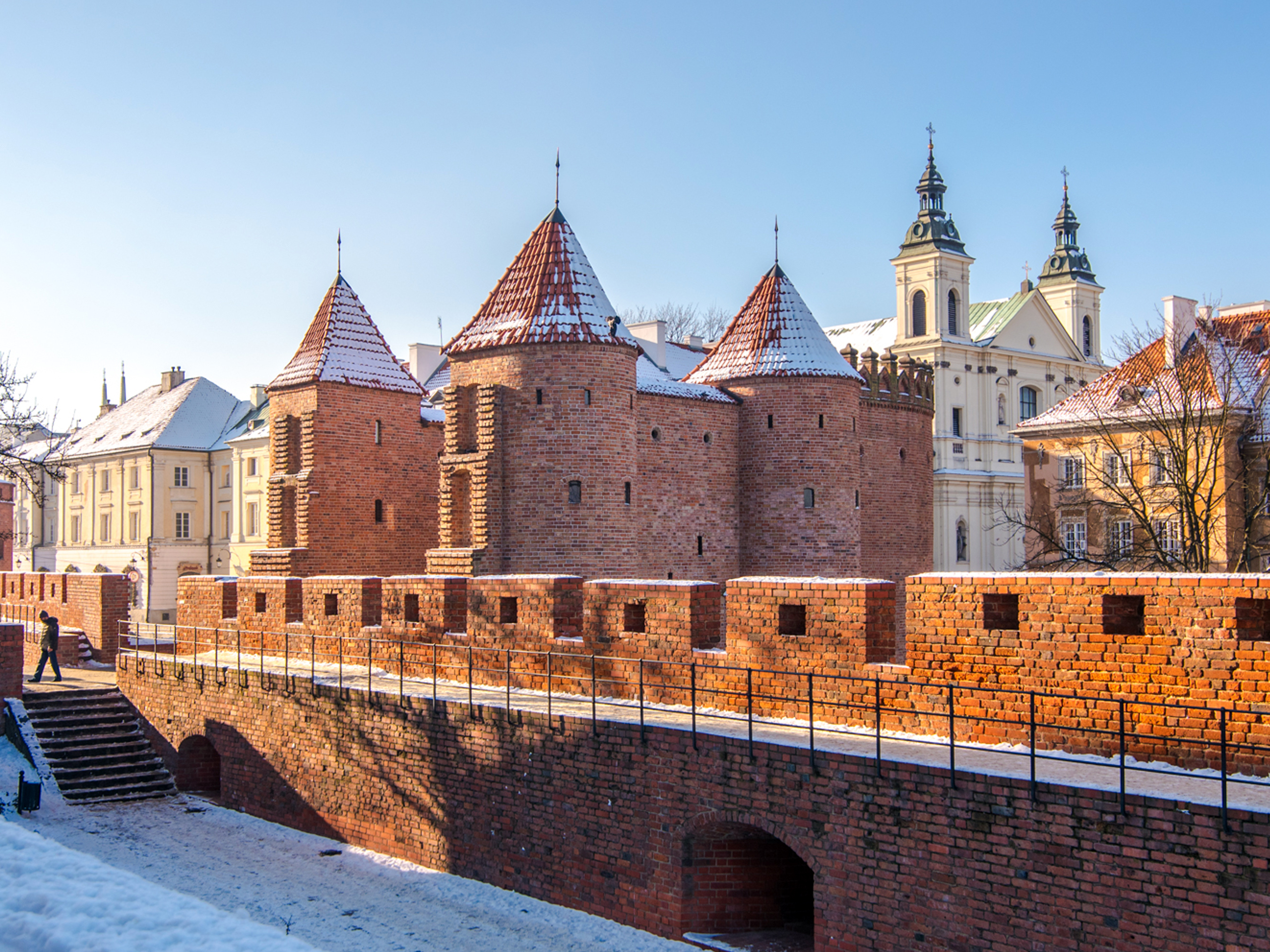 Warsaw Old Town — Barbakan fortification